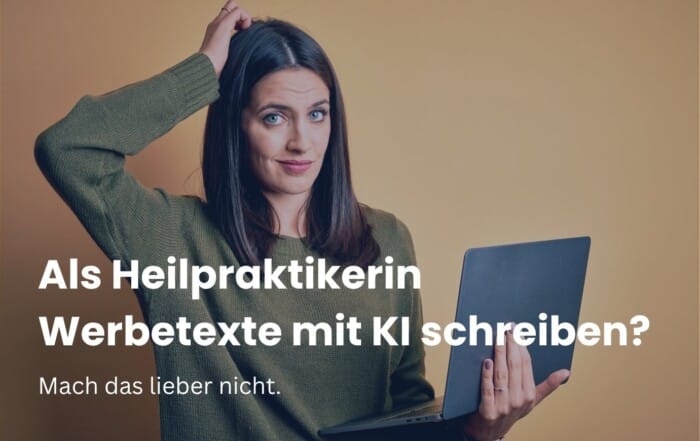 Heilpraktikerin KI-Texte